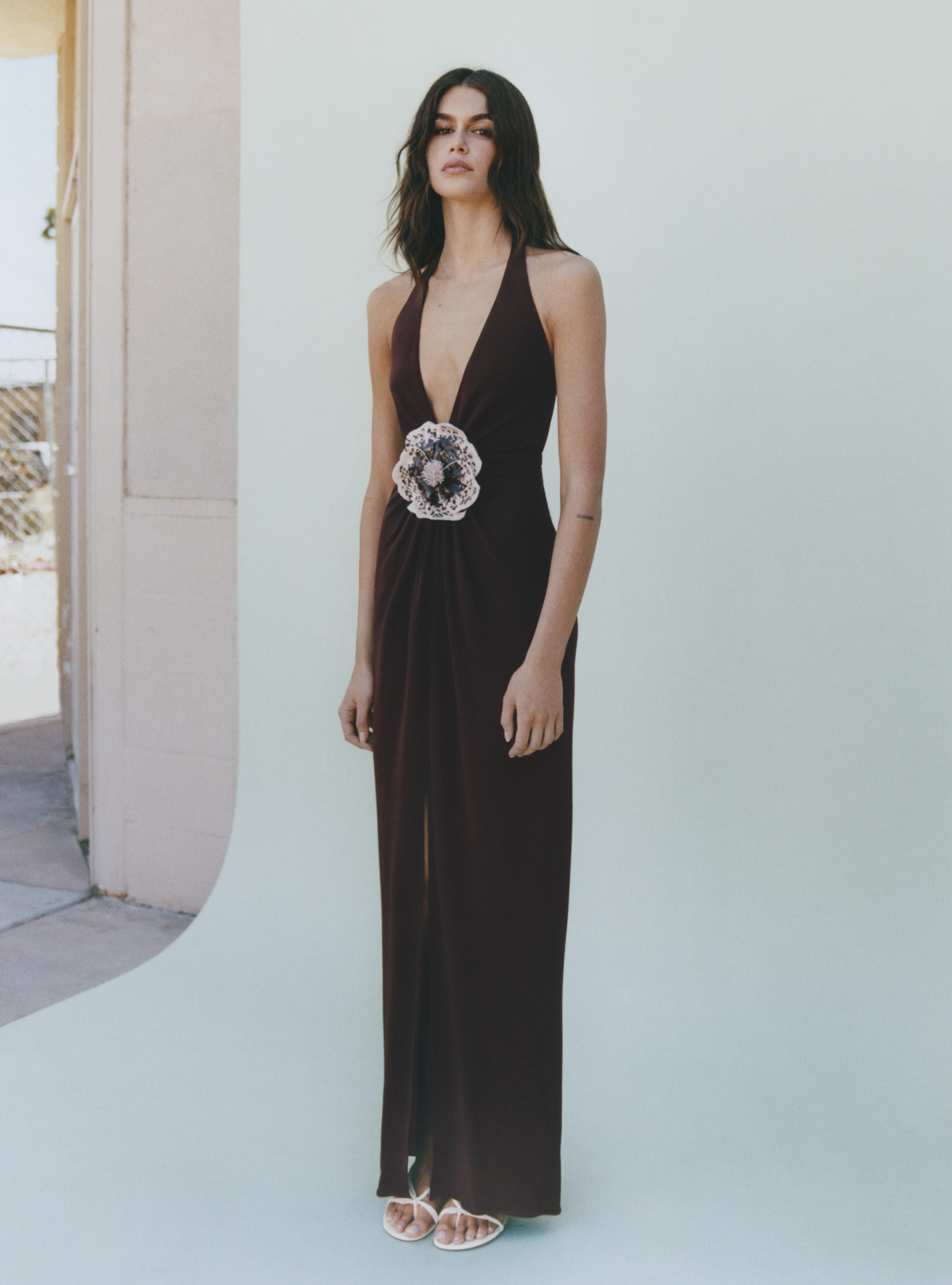 kaia gerber fronts the new Mango campaign.
