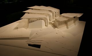A model of the Wuxi Grand Theatre in China