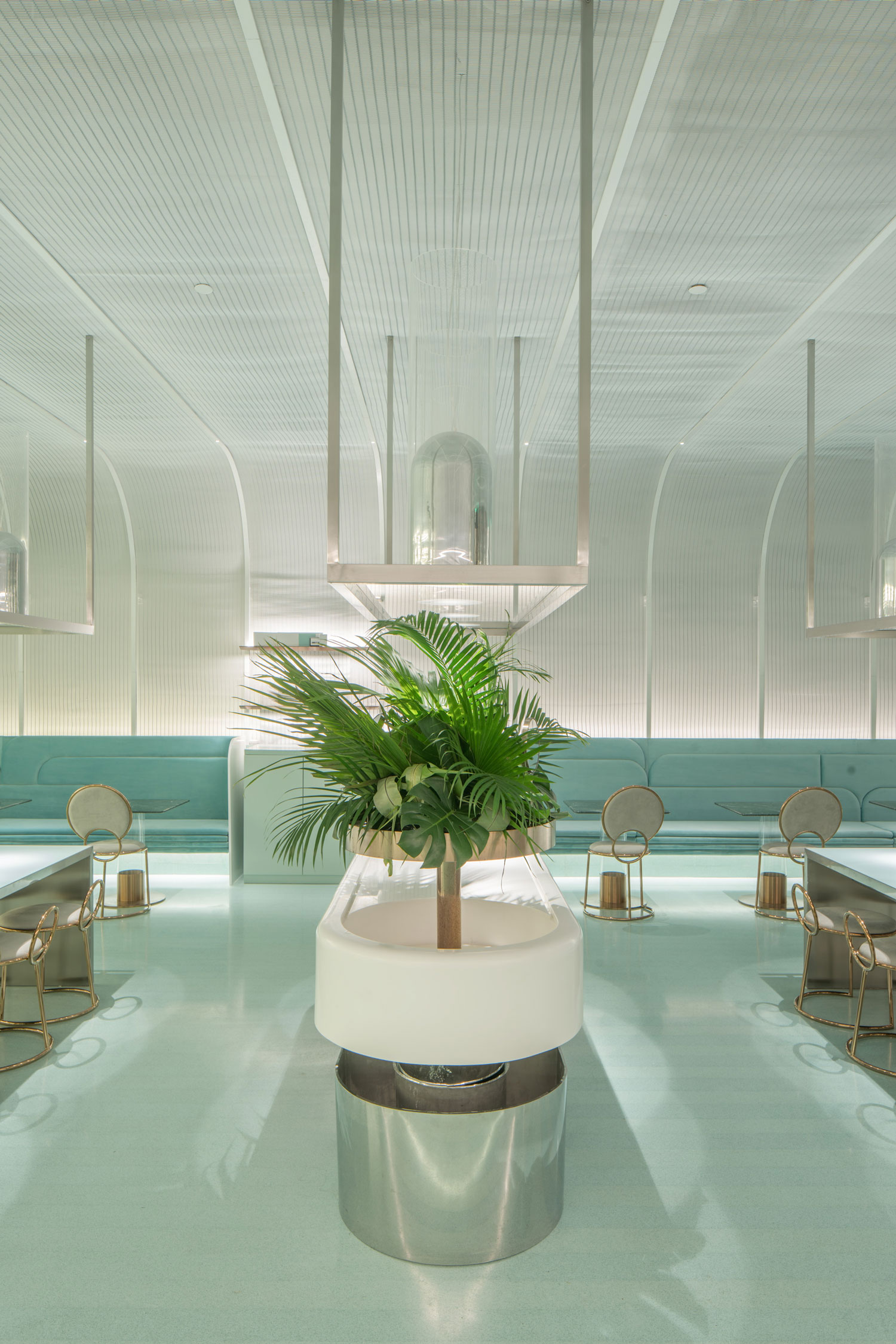 Interior design by Studio MVW at Aoyama Lab dessert bar, Beijing, China