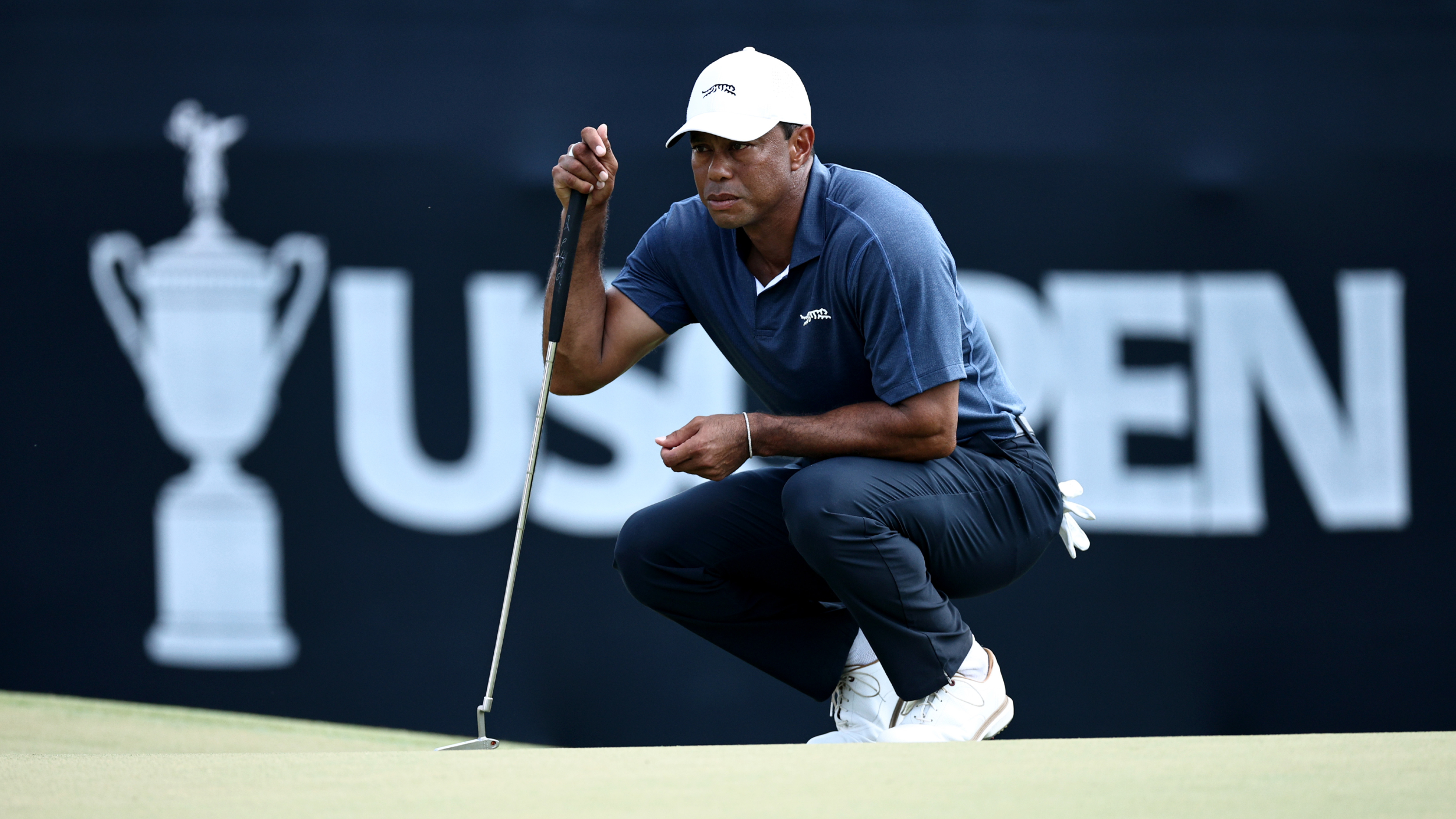 Tiger Woods at the 2024 US Open