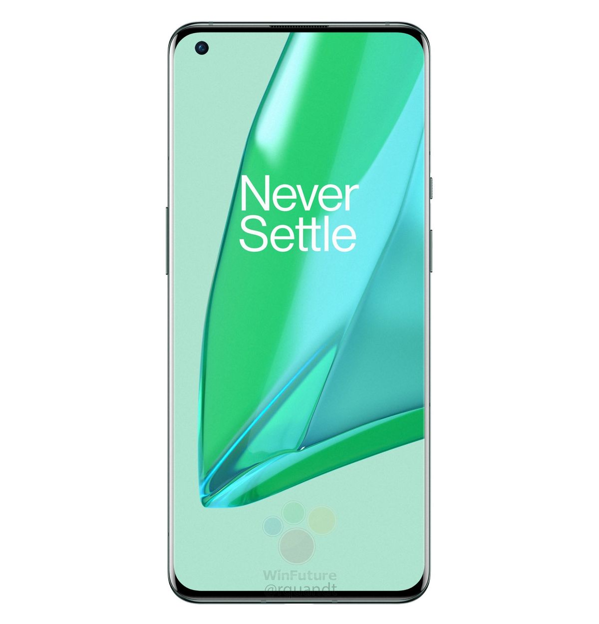 Alleged leaked official render of the OnePlus 9 Pro