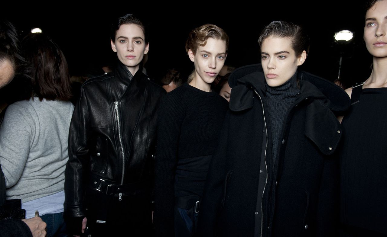 Diesel models wearing black