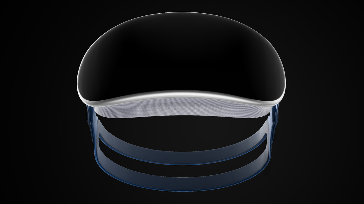 Apple Vr headset render