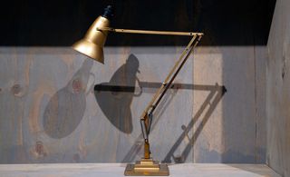 Anglepoise lamp on three tier base for the domestic setting