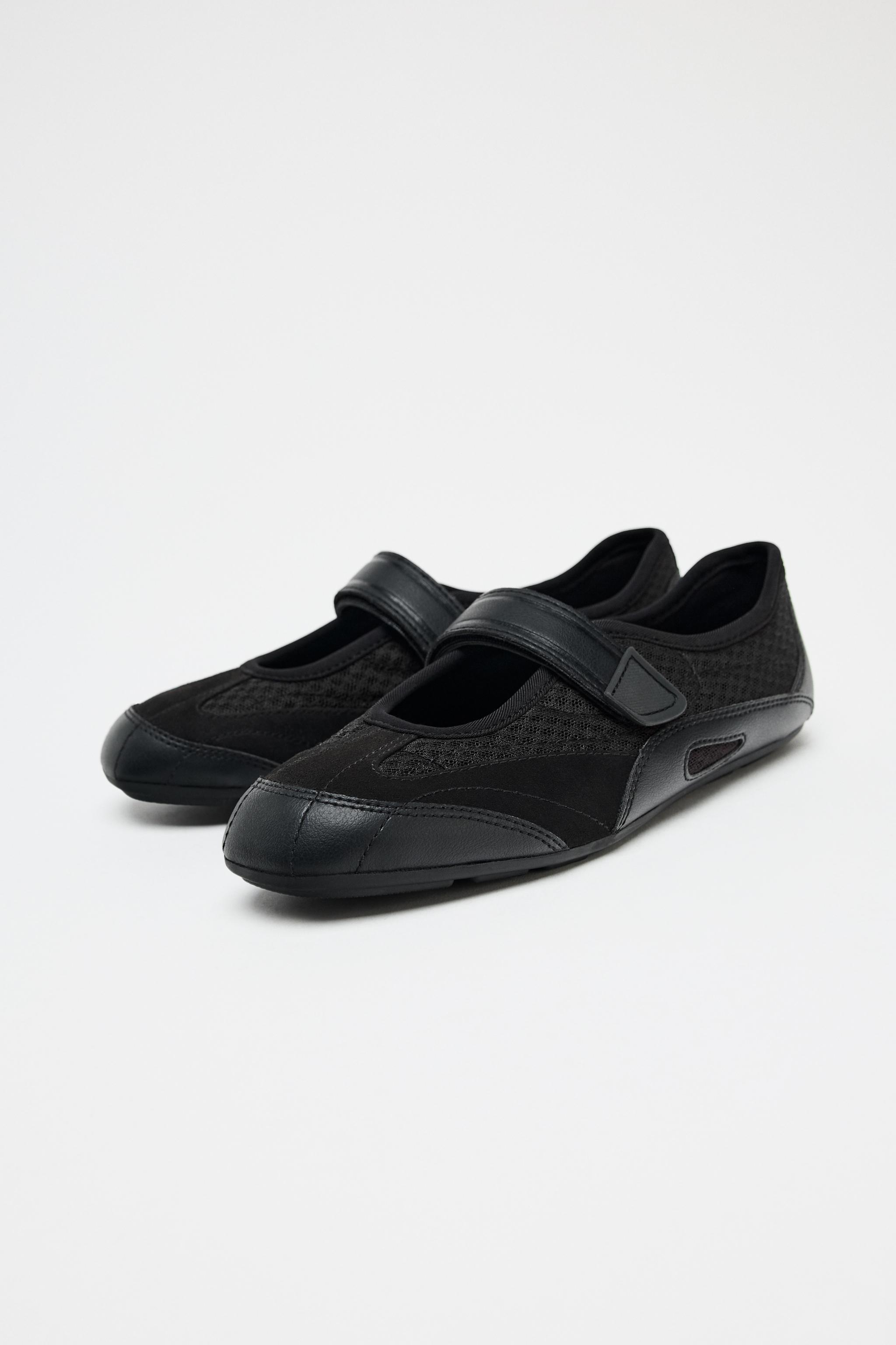 Mesh Mary Jane Sneakers