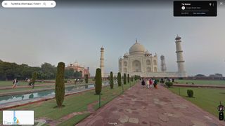 Google Street View of the Taj Mahal