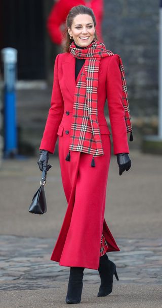 Kate Middleton would often turn to Alexander McQueen and Sarah Burton for her coats, too