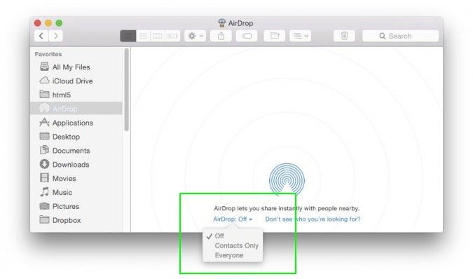 send file from iphone to macbook airdrop