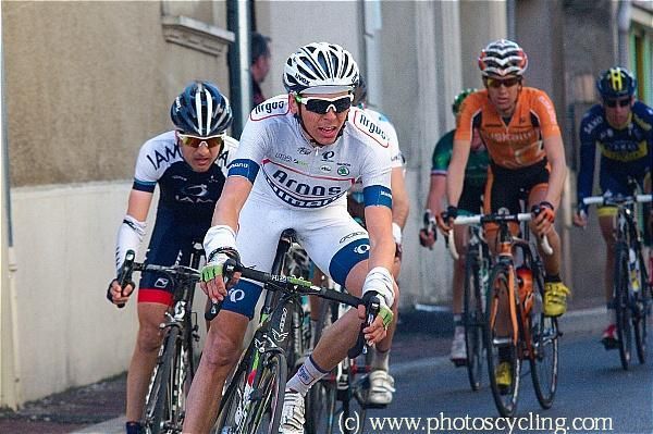 Warren Barguil (Argos-Shimano) in the breakaway