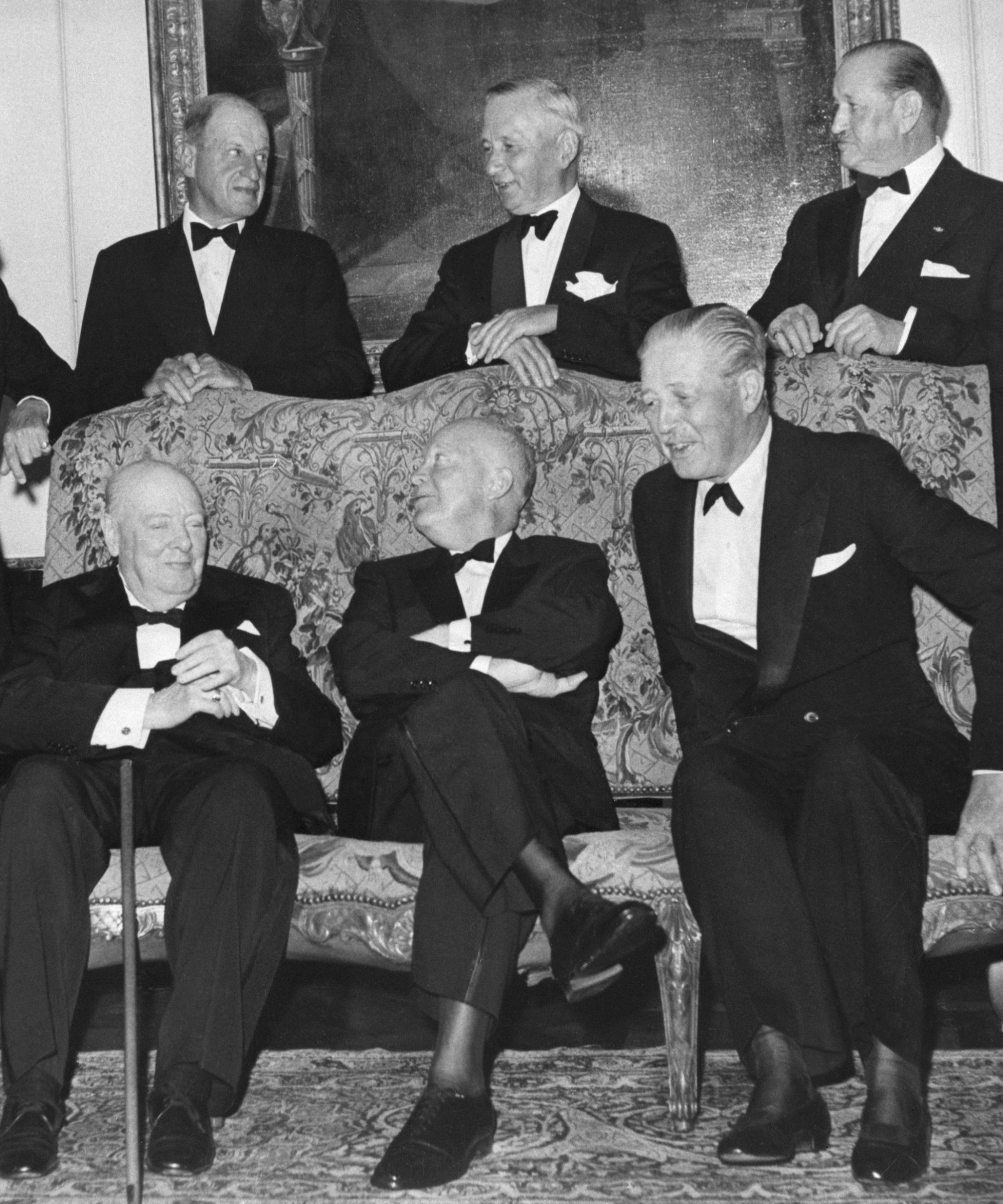 Eisenhower with wartime allies