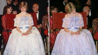 Princess Diana falls asleep at the V&A museum in 1981