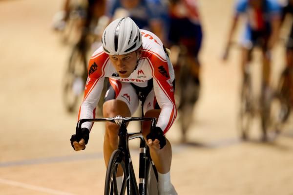 Austria had a late charge in the scratch race.