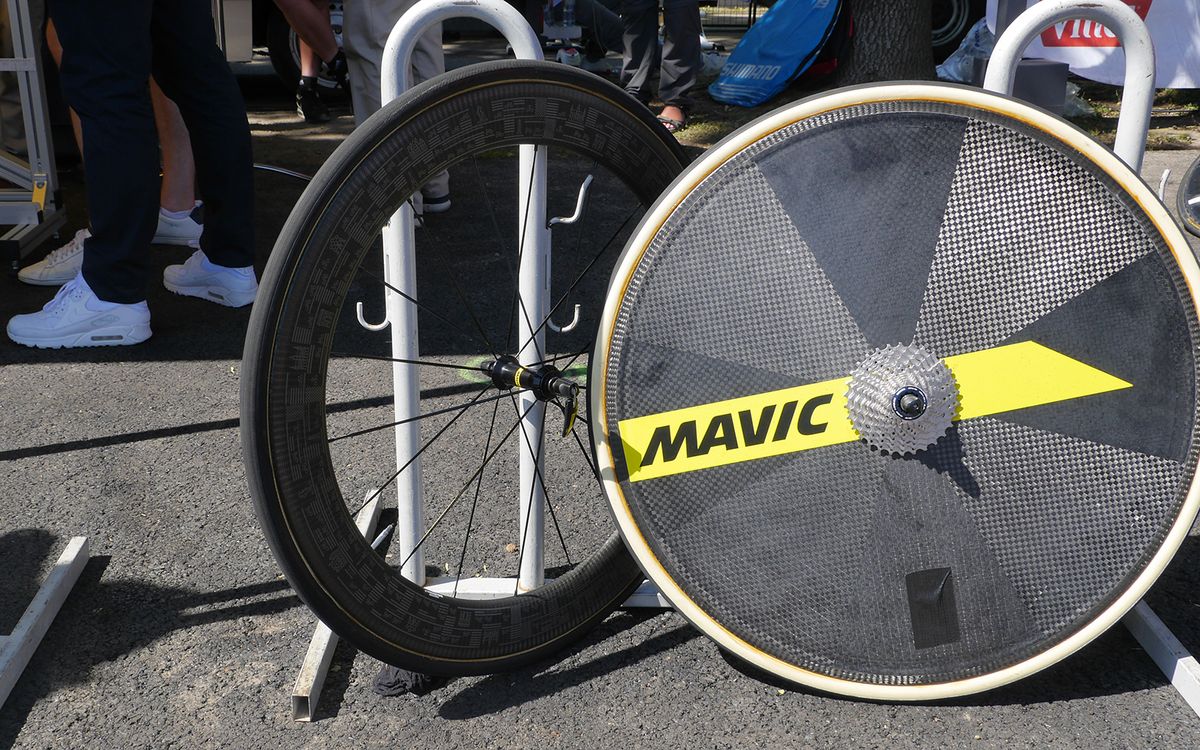 Riders will take a spare set of wheels to the start line just in case of any last minute punctures