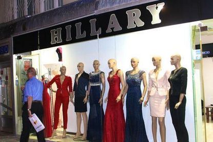 In Kosovo, shoppers flock to a store selling Hillary Clinton&ndash;inspired clothing