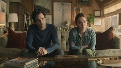 Penn Badgley and Victoria Pedretti in You season 3