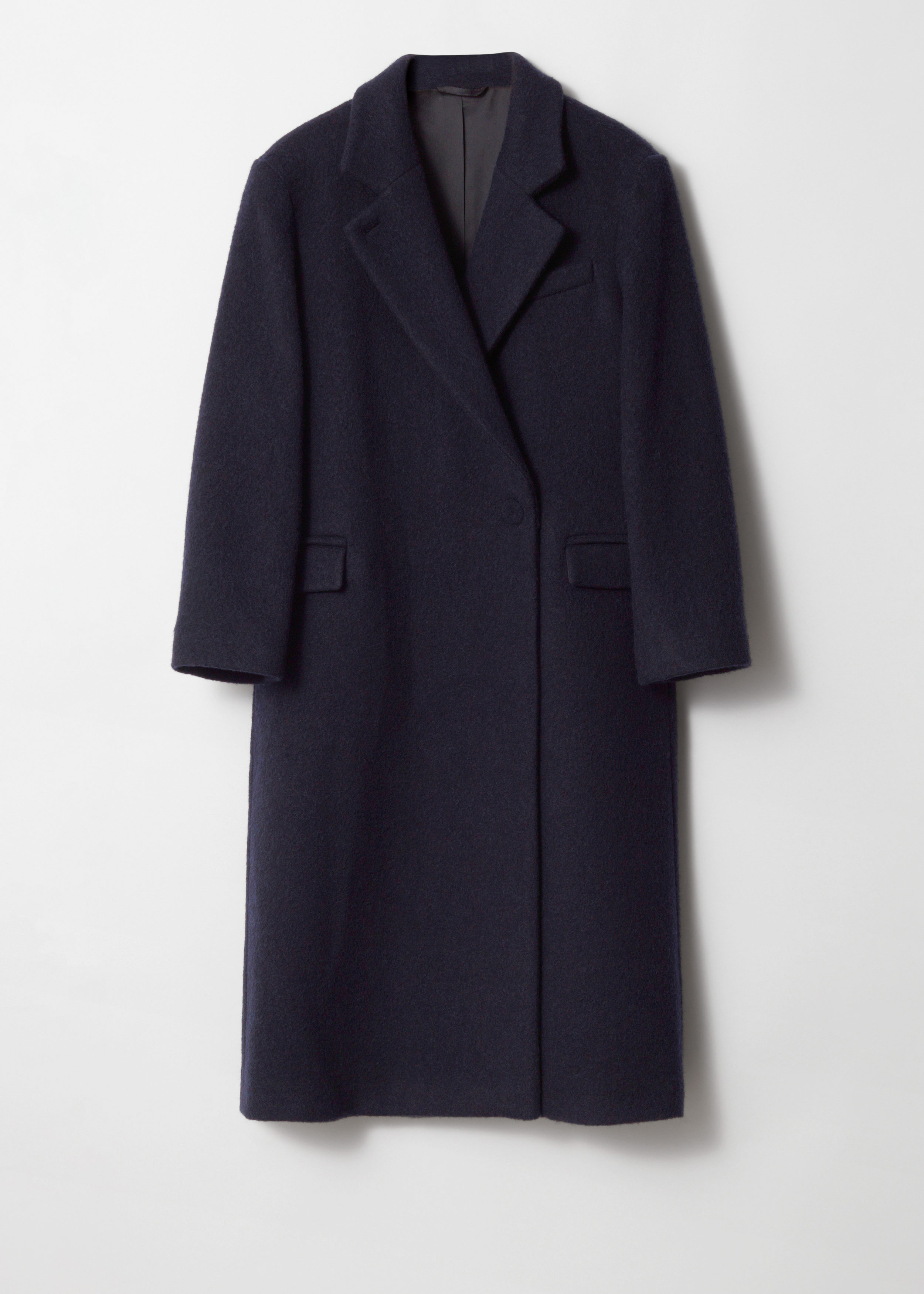 Double-Breasted Wool Coat