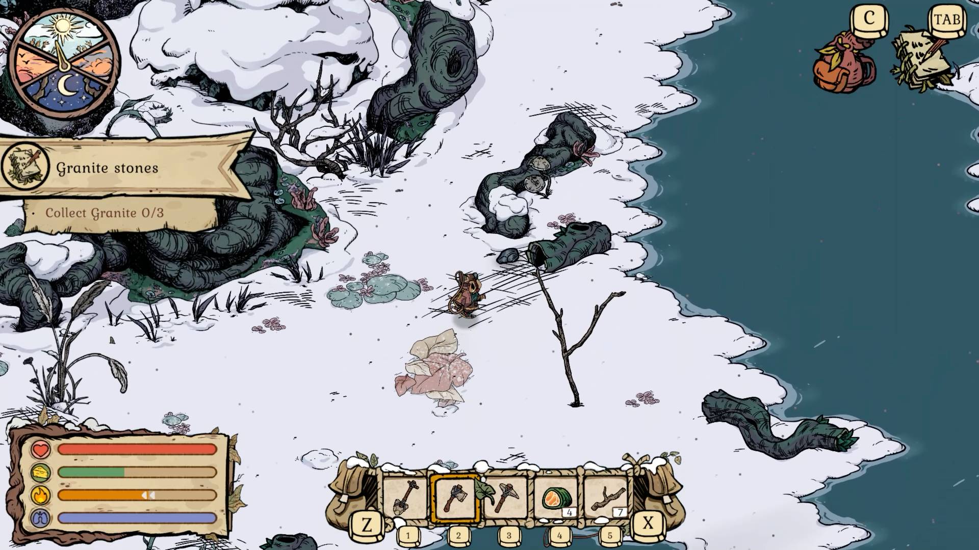 Winter Burrow granite