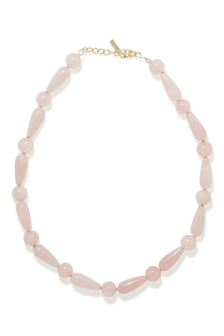 The Depths of Time Chalcedony Beaded Necklace