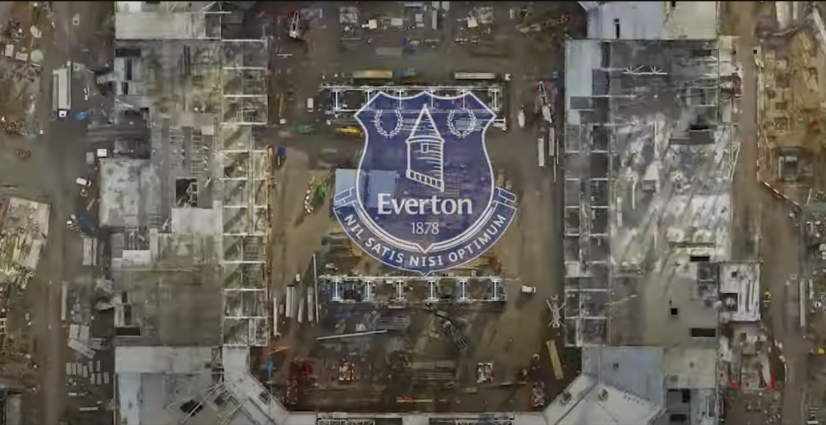 DJI Zenmuse L2 at Everton stadium building project