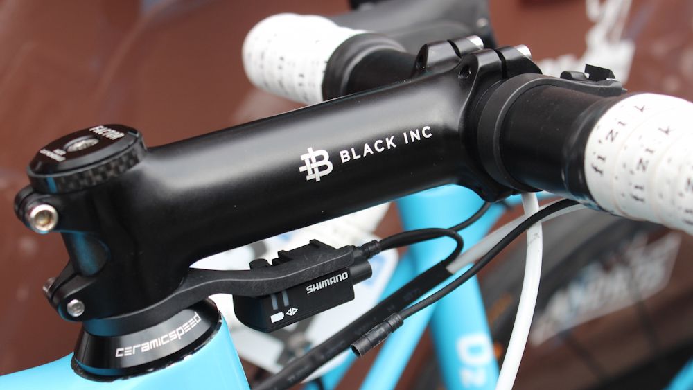 Naesen was running a 140mm stem