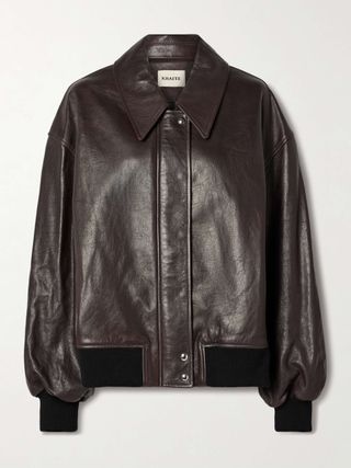 Shelman Leather Bomber Jacket