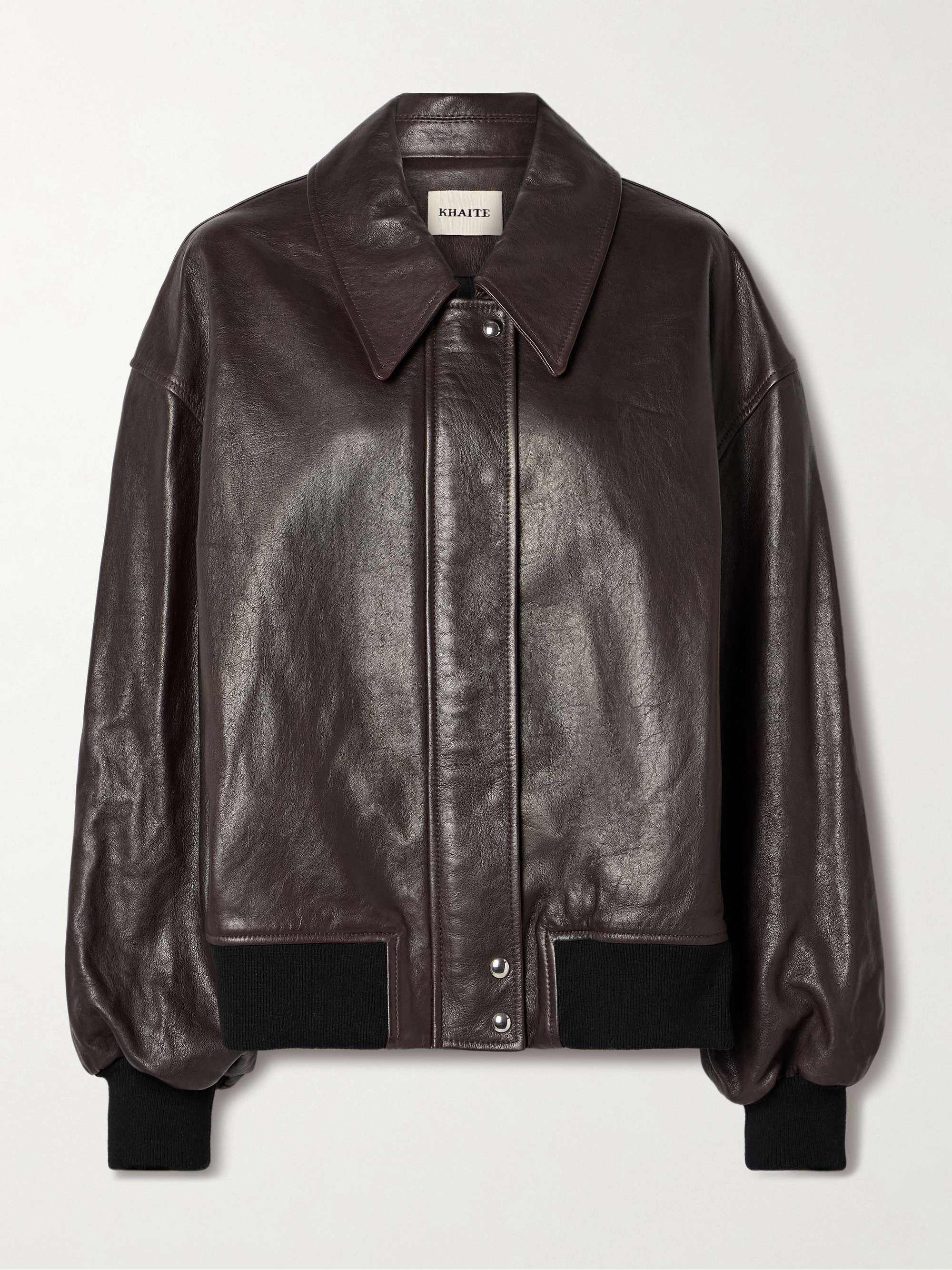 Shelman Leather Bomber Jacket