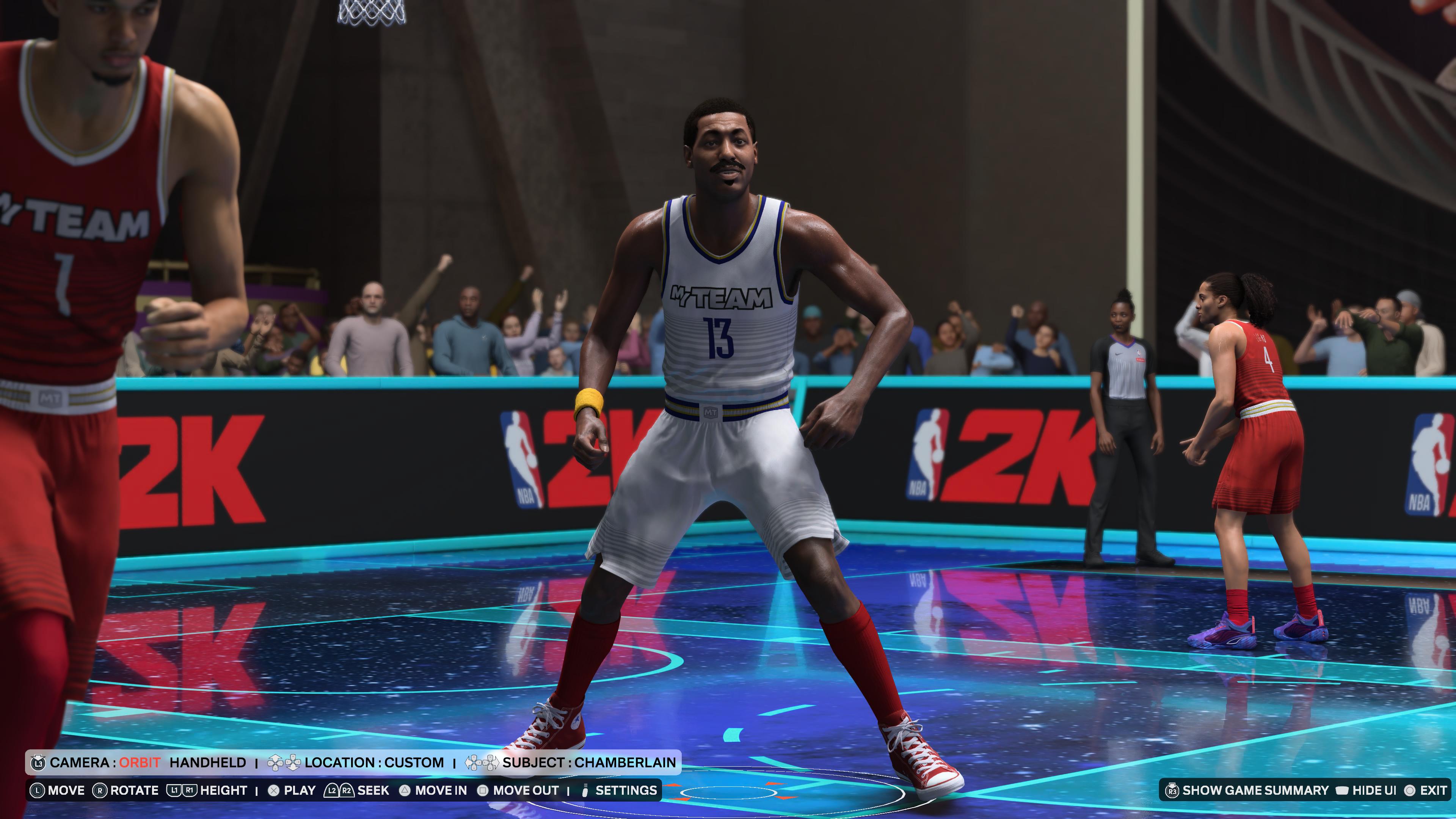 Screenshots from 2K sports game NBA 2K26