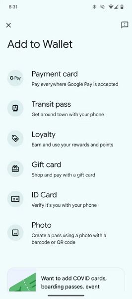 Google Wallet's new way of digitizing passes is beginning to roll out.