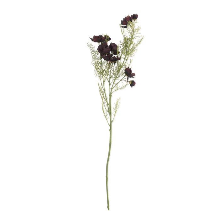 Abigail Ahern, Artificial Cosmos Burgundy | Faux Meadow Flowers | Purple