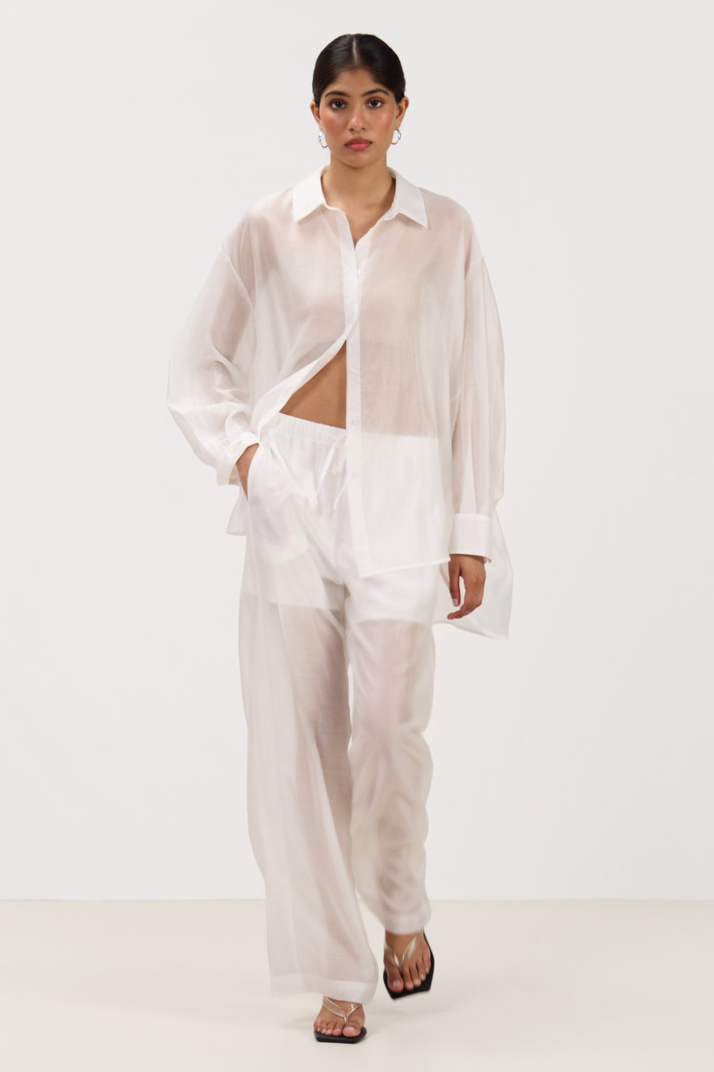 Jemima Oversized Shirt | White