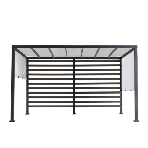 Sunjoy Steel Pergola Oeta - 304cm X 372cm, White & Reviews | Wayfair.co.uk