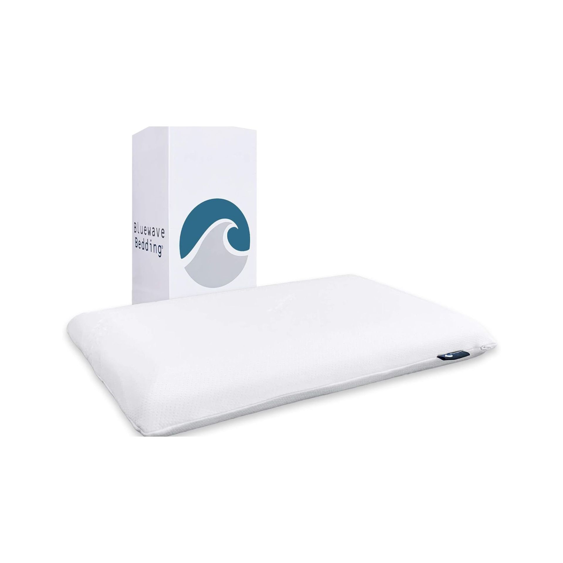 Bluewave Bedding Ultra Slim Gel Memory Foam Pillow is one of the best thin pillows for memory foam.