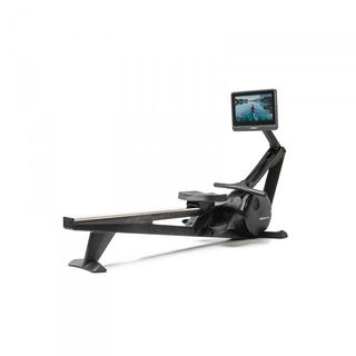 Hydrow Wave rowing machine on white background