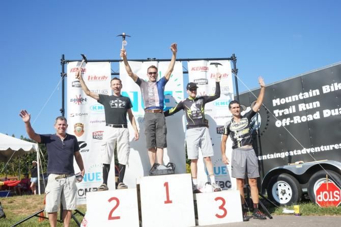 The Masters podium