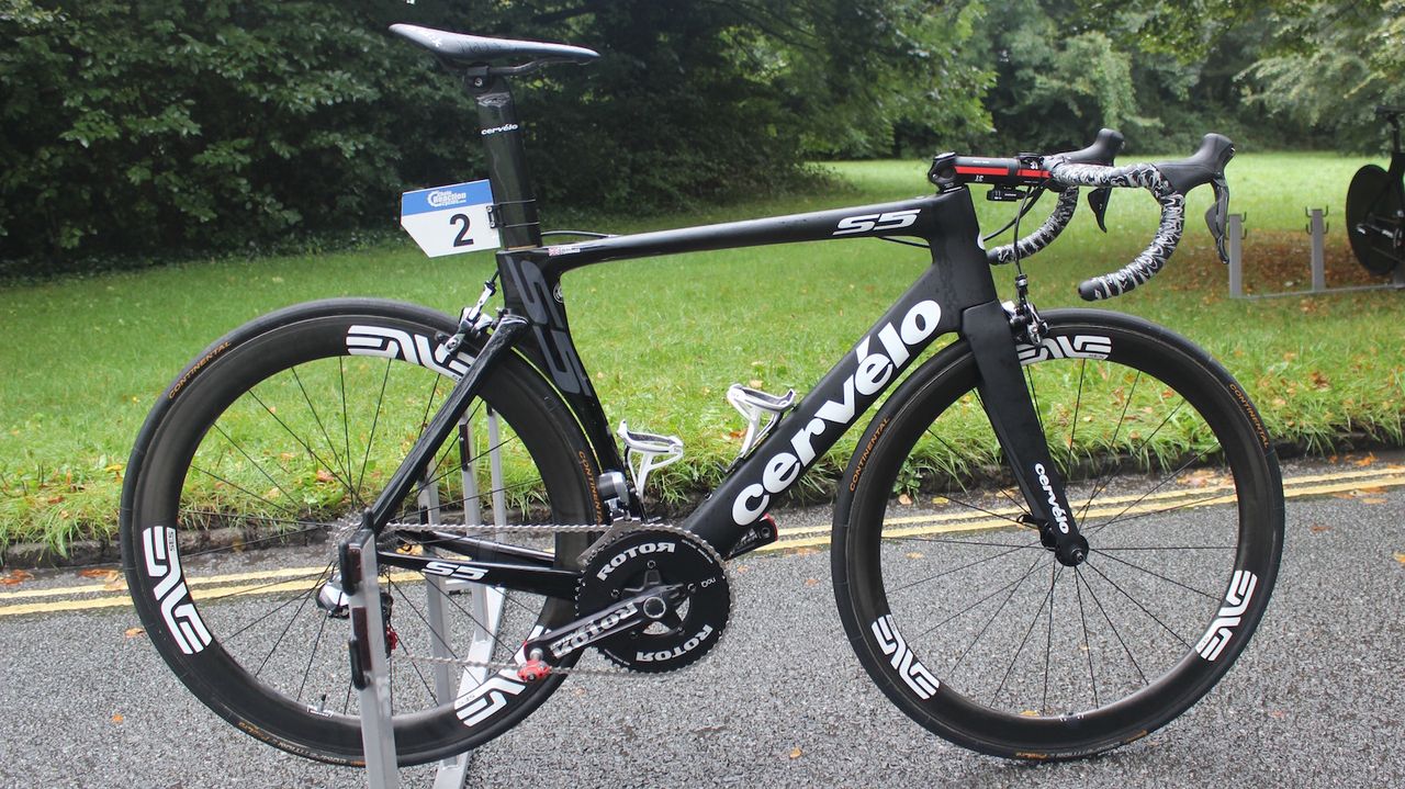 Steve Cummings' Cervelo S5 for the Tour of Britain