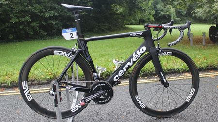 Steve Cummings' Cervelo S5 for the Tour of Britain