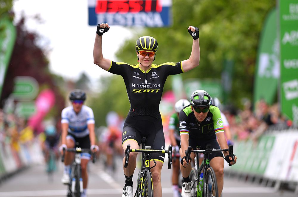 Sarah Roy (Mitchelton-Scott) wins stage 3 at OVO Energy Women's Tour