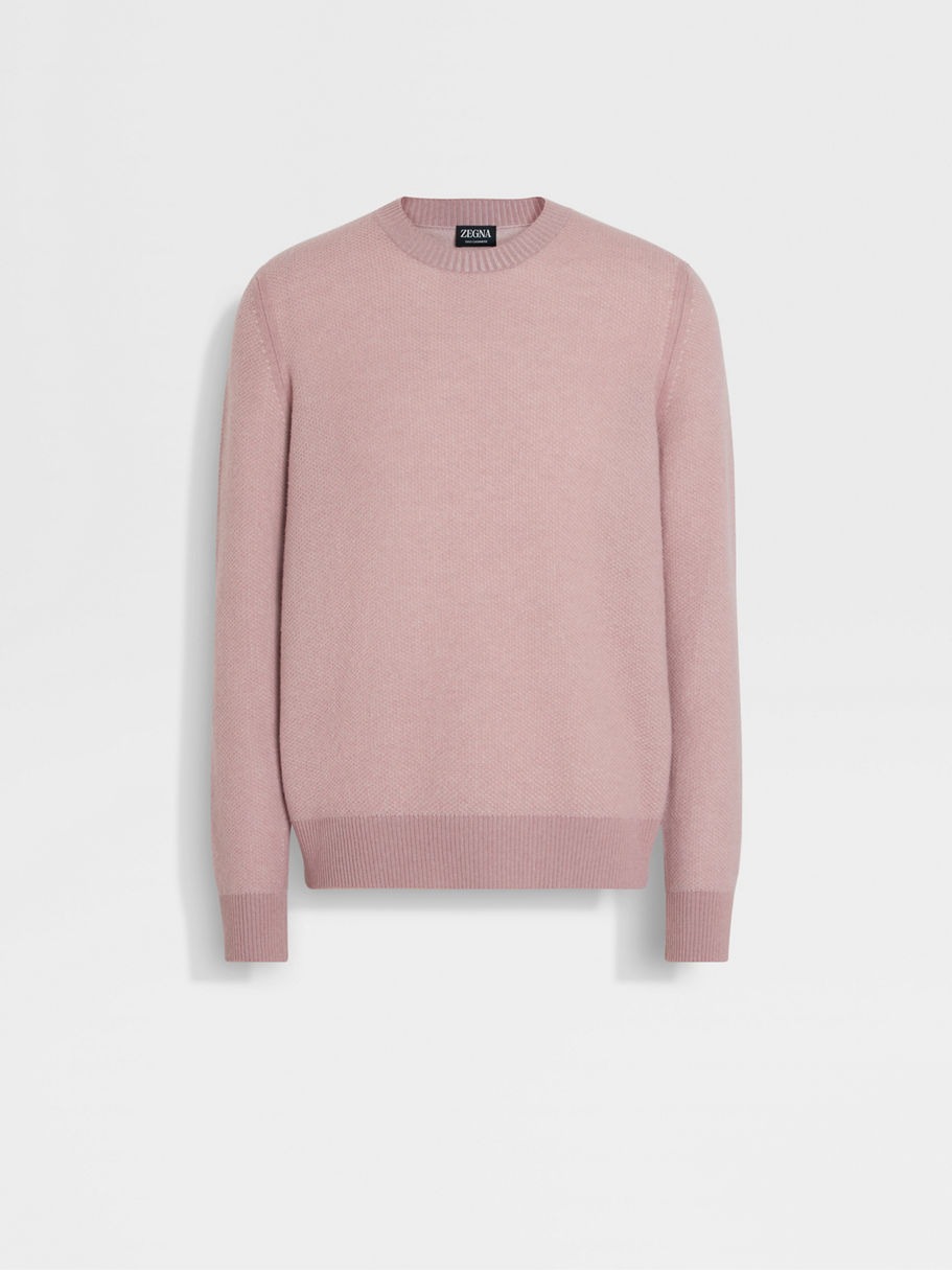 Zenga, Dust Pink Oasi Cashmere Crewneck