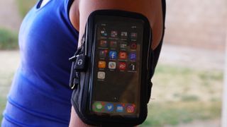 a photo of the armpocket running armband