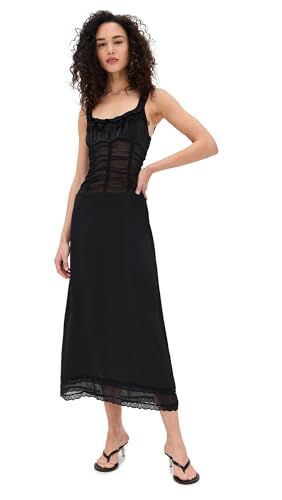 Lioness Women's Kendall Maxi Dress, Onyx, Black, L