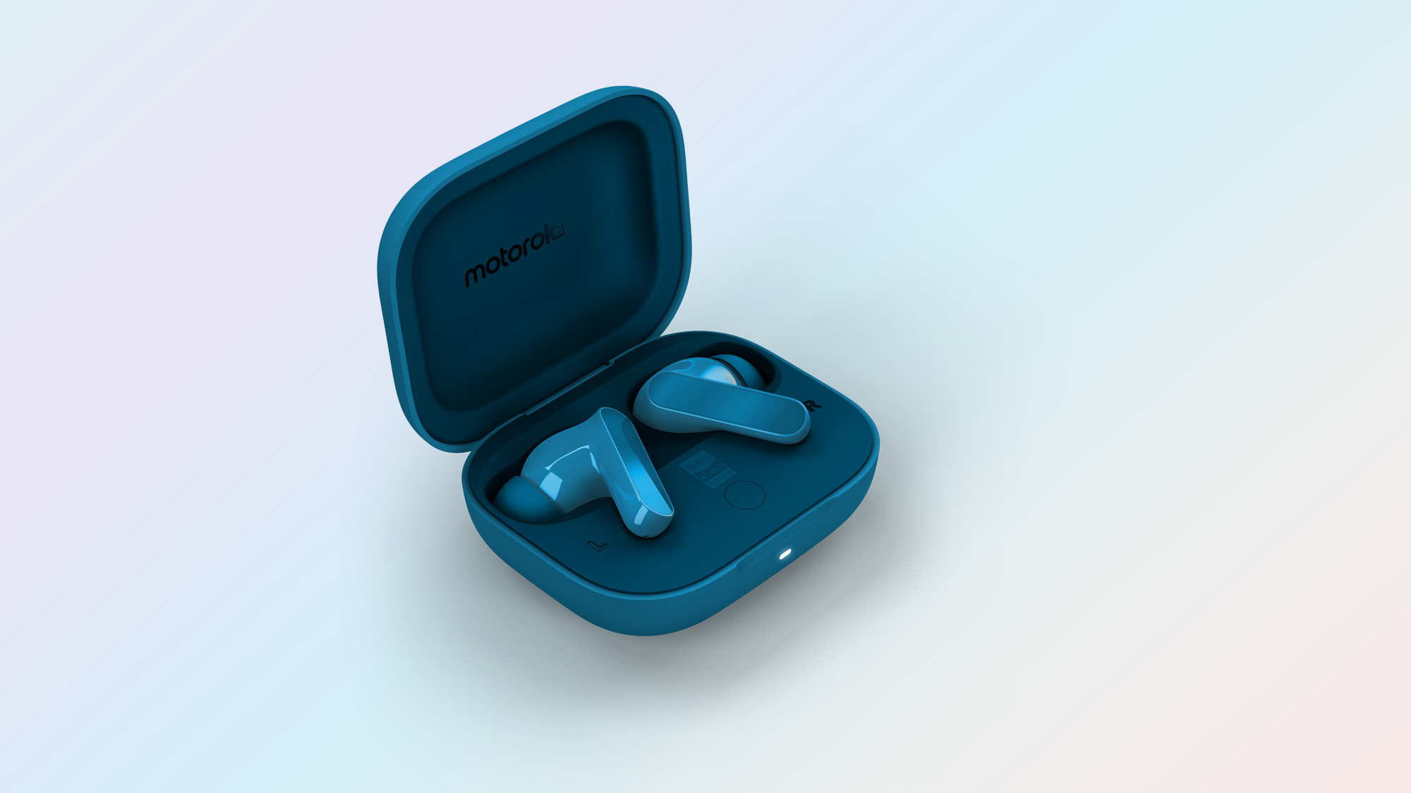 Moto Buds Bass in Blue Jewel