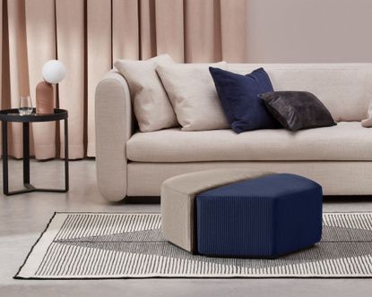 Zazie Modular 2-Part Pouffe