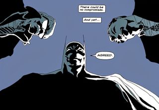 Interiors from Batman: The Long Halloween by Jeph Loeb and Tim Sale.