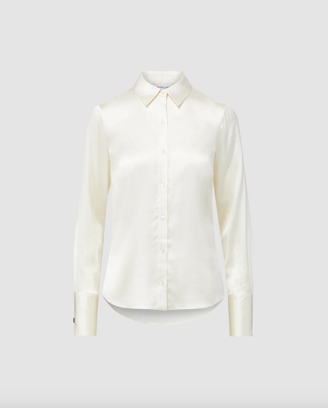 Monique Silk Button-Down Shirtivory / 00
