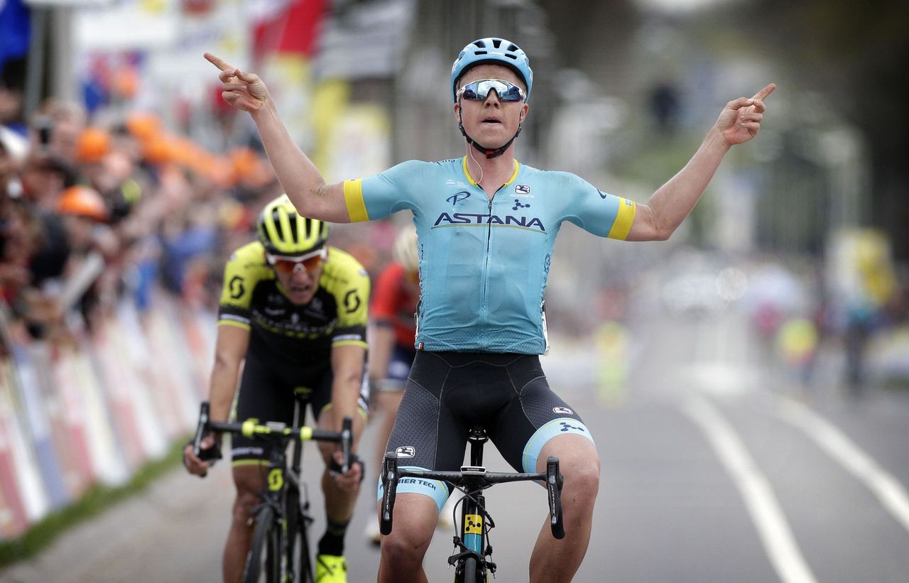 Michael Valgren (Astana) wins