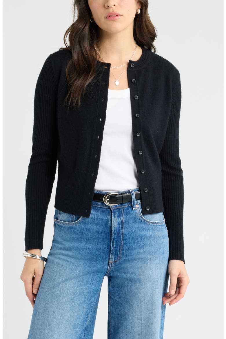 Wool &amp;amp; Cashmere Blend Cardigan