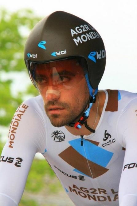 Christophe Riblon (Ag2r La Mondiale) gets ready