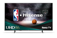 5. Hisense 58" Class 4K UHD R6 Series Roku TV:$298$258 at Walmart