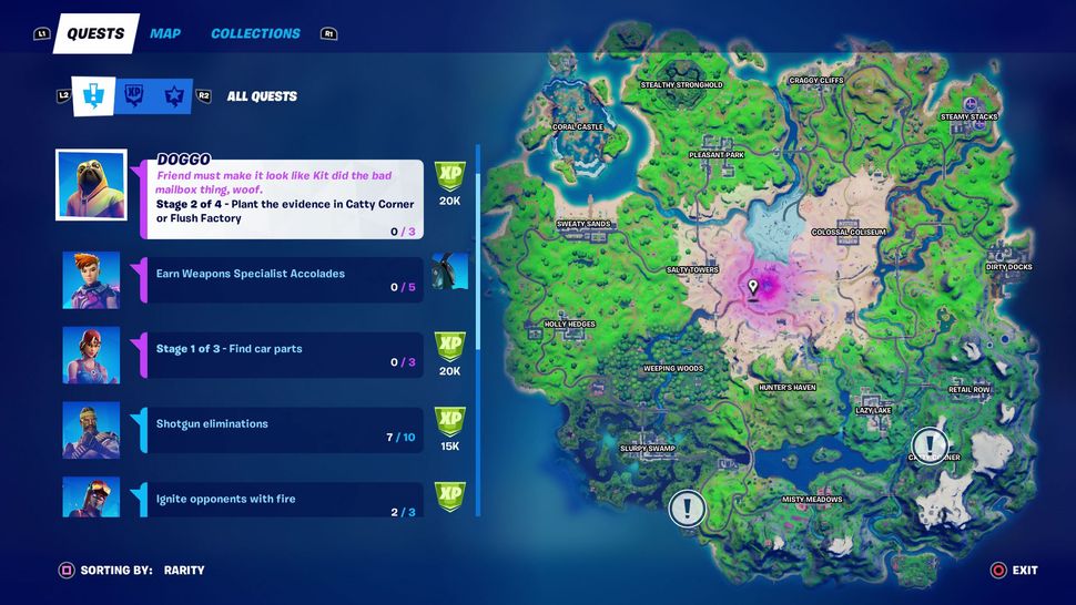 Fortnite Quests guide GamesRadar+