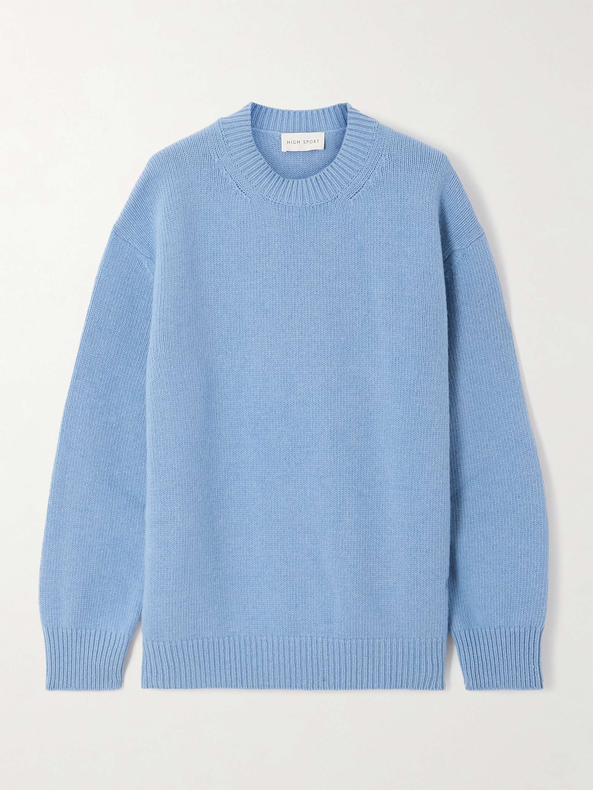 Georgia Embroidered Wool and Cashmere-Blend Sweater